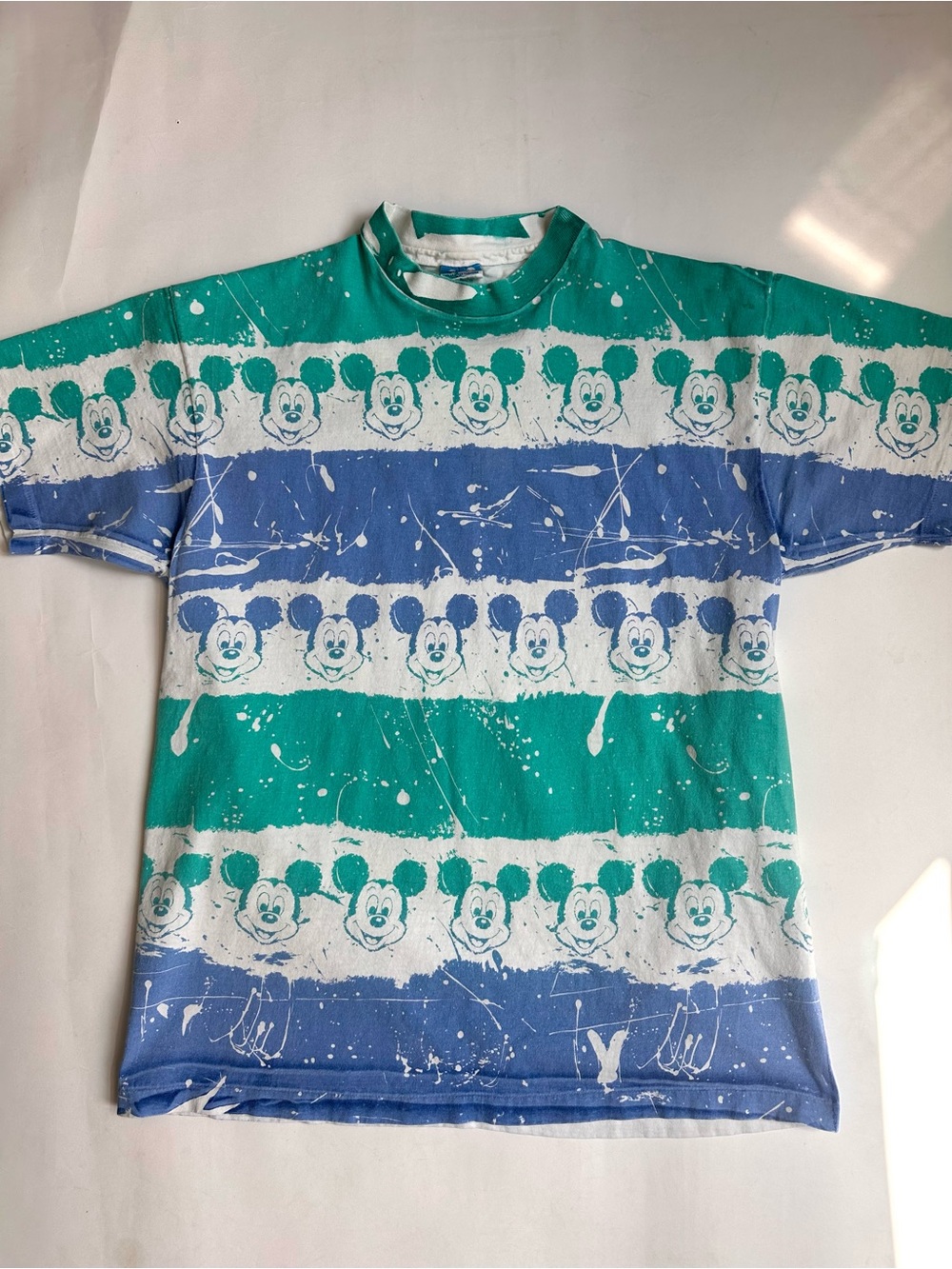 Vintage Disney Mickey Mouse Tie Dye 90s Short Sleeve Tee